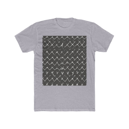 boostlete-am-crew-pattern-ekg-bold-0047 — Unisex Cotton Crew Tee (NL 3600)