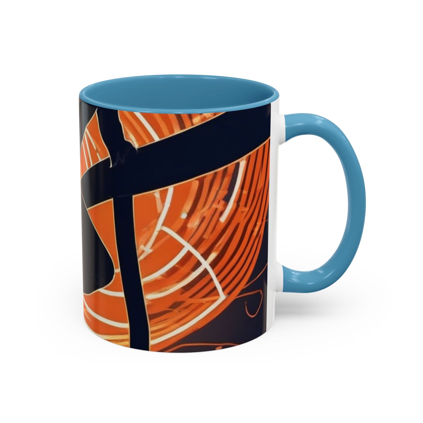 boostlete-iron-intent-scene-hurdler-neon-modern-0264 — Accent Mug 11oz/15oz