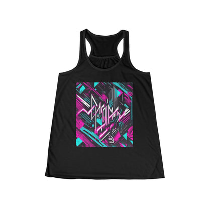 boostlete-recovery-progress-type-momentum-over-mood-diagonal-vector-0213 — Women's Flowy Racerback Tank (B+C 8800)