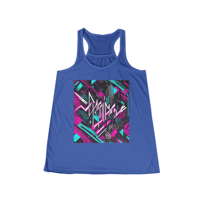 boostlete-recovery-progress-type-momentum-over-mood-diagonal-vector-0213 — Women's Flowy Racerback Tank (B+C 8800)