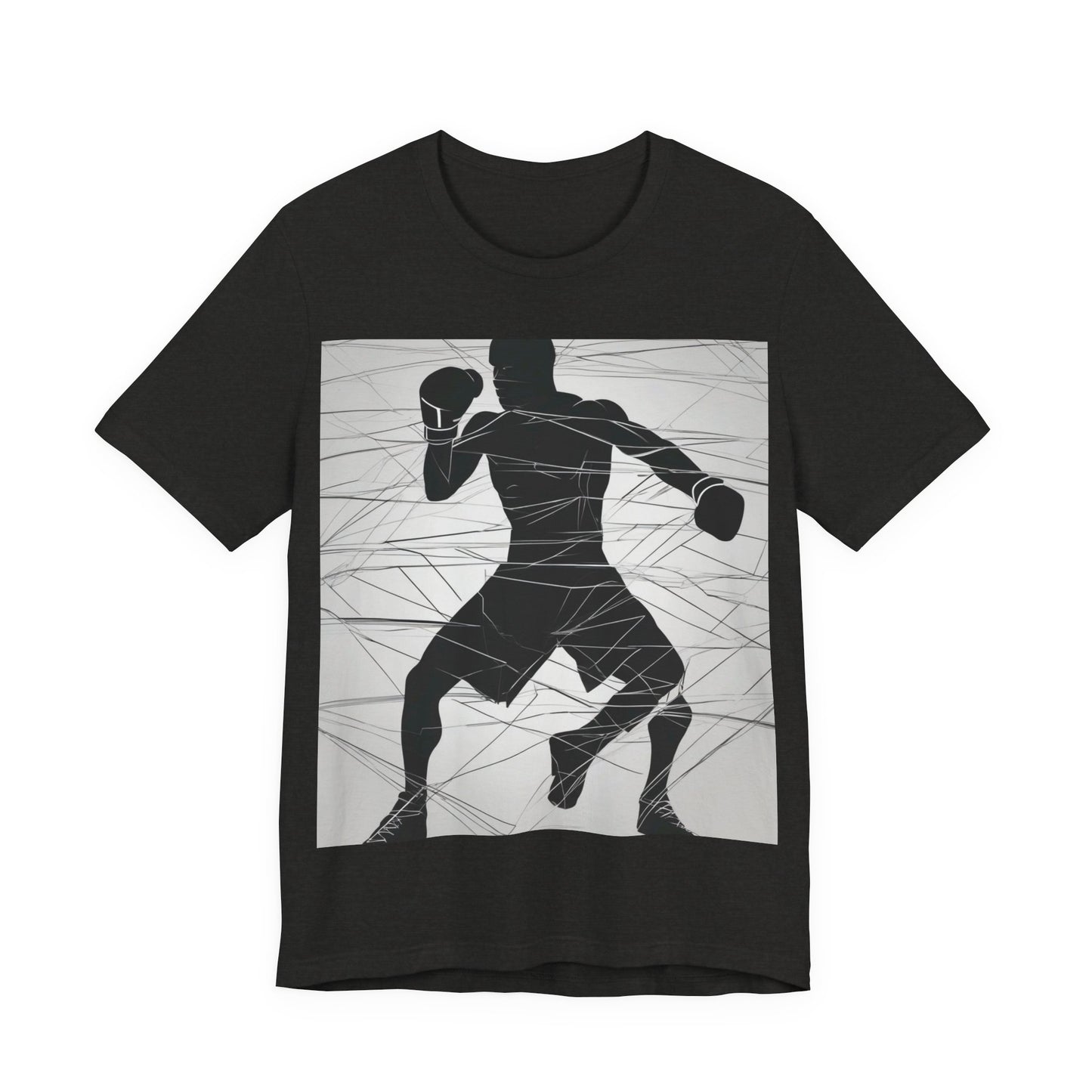 boostlete-mile-by-mile-scene-boxer-motion-geometric-0028 — Unisex Jersey Short Sleeve (B+C 3001)