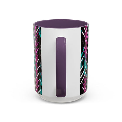 boostlete-recovery-progress-pattern-chevron-retro-0243 — Accent Mug 11/15oz