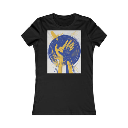 boostlete-am-crew-scene-athlete-neon-vector-0304 — Women's Favorite Tee (B+C 6004)