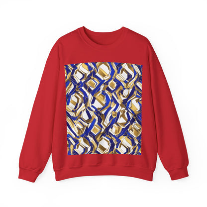boostlete-boost-mode-pattern-hex-athletic-0611 — Unisex Heavy Blend Crewneck (G18000)