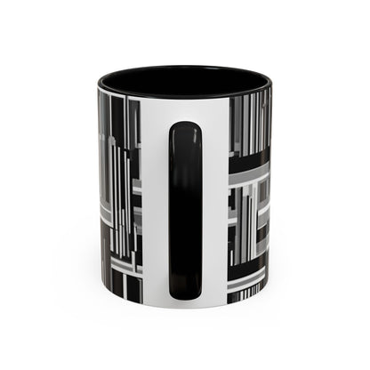 boostlete-recovery-progress-pattern-barcode-isometric-1023 — Accent Mug 11/15oz