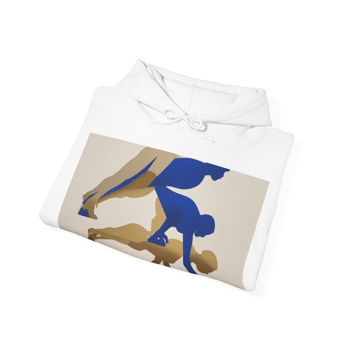 boostlete-mile-by-mile-scene-push-up-duotone-paper-0040 — Unisex Heavy Blend Hooded Sweatshirt (Gildan)