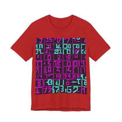 boostlete-iron-intent-pattern-plate-number-retro-0227 — Unisex Jersey Short Sleeve (B+C 3001)