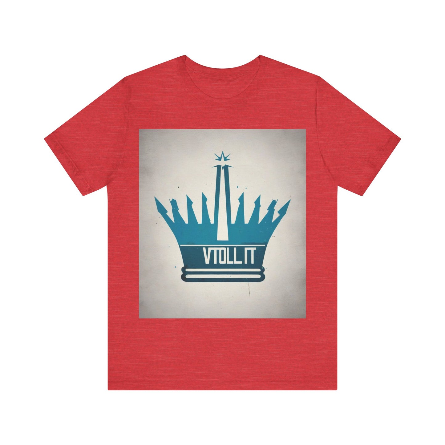 boostlete-am-crew-icon-crown-matte-industrial-0058 — Unisex Jersey Short Sleeve (B+C 3001)