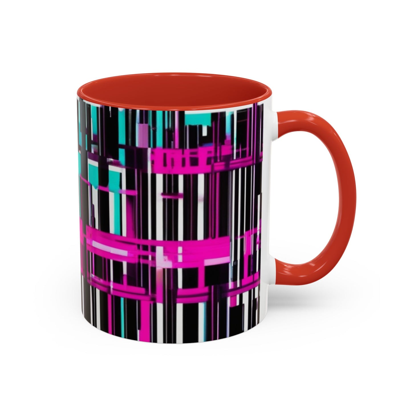boostlete-am-crew-pattern-barcode-bold-0023 — Accent Mug 11oz/15oz