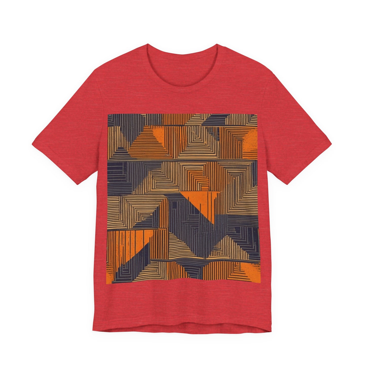 boostlete-field-day-pattern-stair-steps-geometric-0055 — Unisex Jersey Short Sleeve (B+C 3001)
