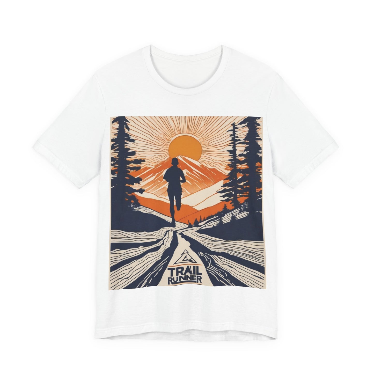 boostlete-iron-intent-scene-trail-glitch-badge-0100 — Unisex Jersey Short Sleeve (B+C 3001)