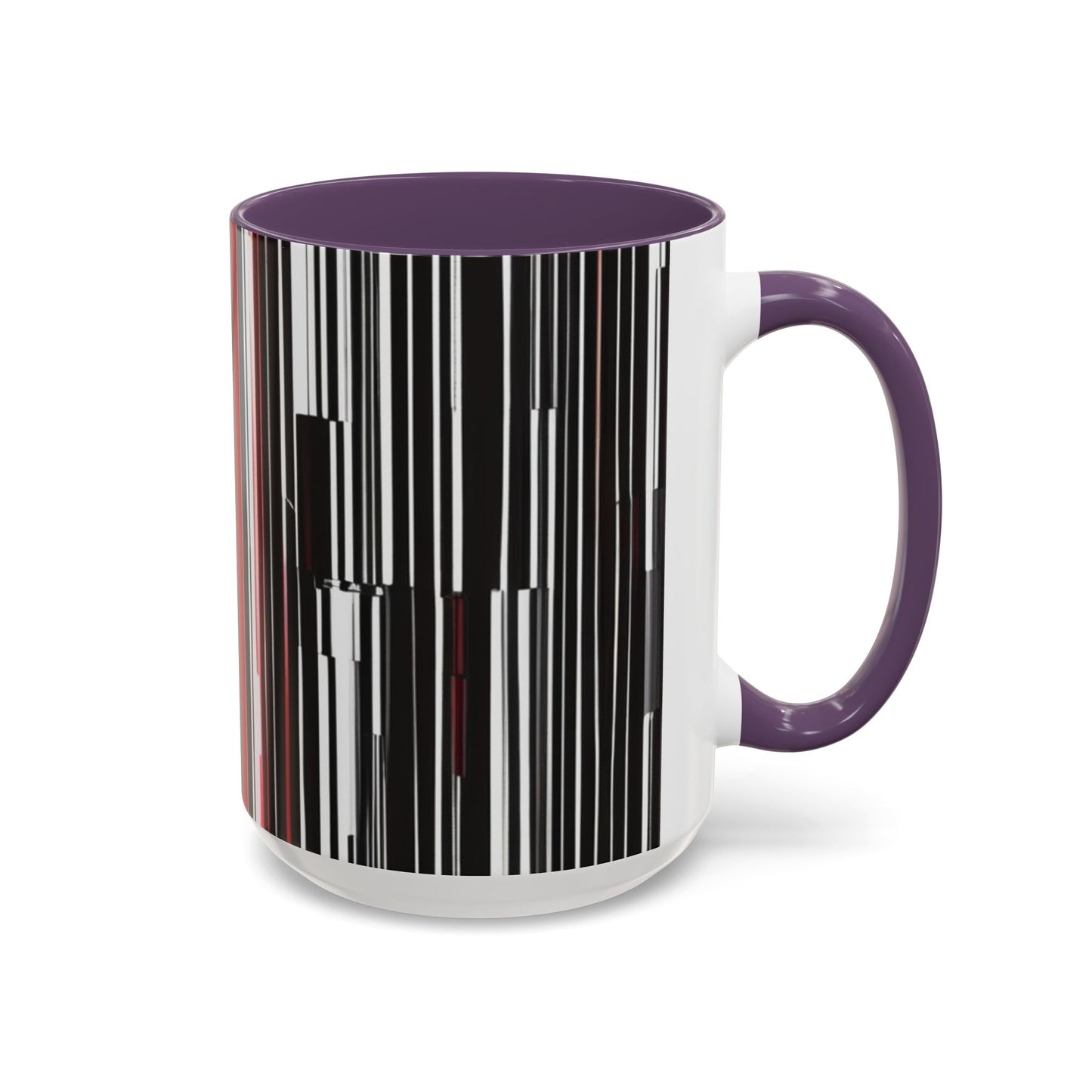 boostlete-am-crew-pattern-barcode-athletic-0911 — Accent Mug 11/15oz