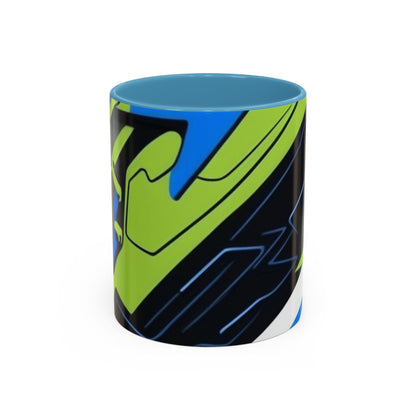 boostlete-quiet-power-icon-sneaker-duotone-paper-0066 — Accent Mug 11oz/15oz
