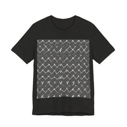 boostlete-am-crew-pattern-ekg-bold-0047 — Unisex Jersey Short Sleeve (B+C 3001)