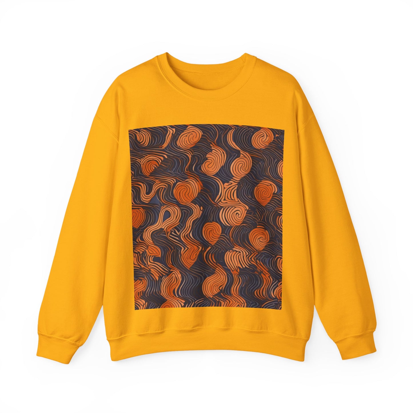 boostlete-iron-intent-pattern-topographic-engraved-0019 — Unisex Heavy Blend Crewneck Sweatshirt (Gildan)