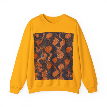 boostlete-iron-intent-pattern-topographic-engraved-0019 — Unisex Heavy Blend Crewneck Sweatshirt (Gildan)