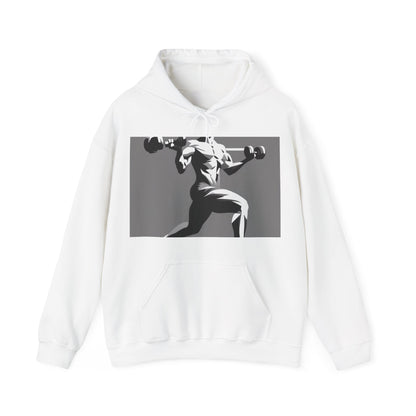 boostlete-pr-season-scene-lunge-speed-isometric-0316 — Unisex Heavy Blend Hoodie (G18500)