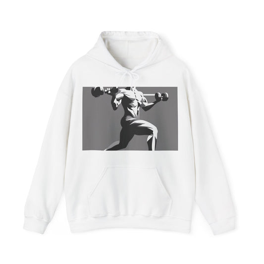 boostlete-pr-season-scene-lunge-speed-isometric-0316 — Unisex Heavy Blend Hoodie (G18500)