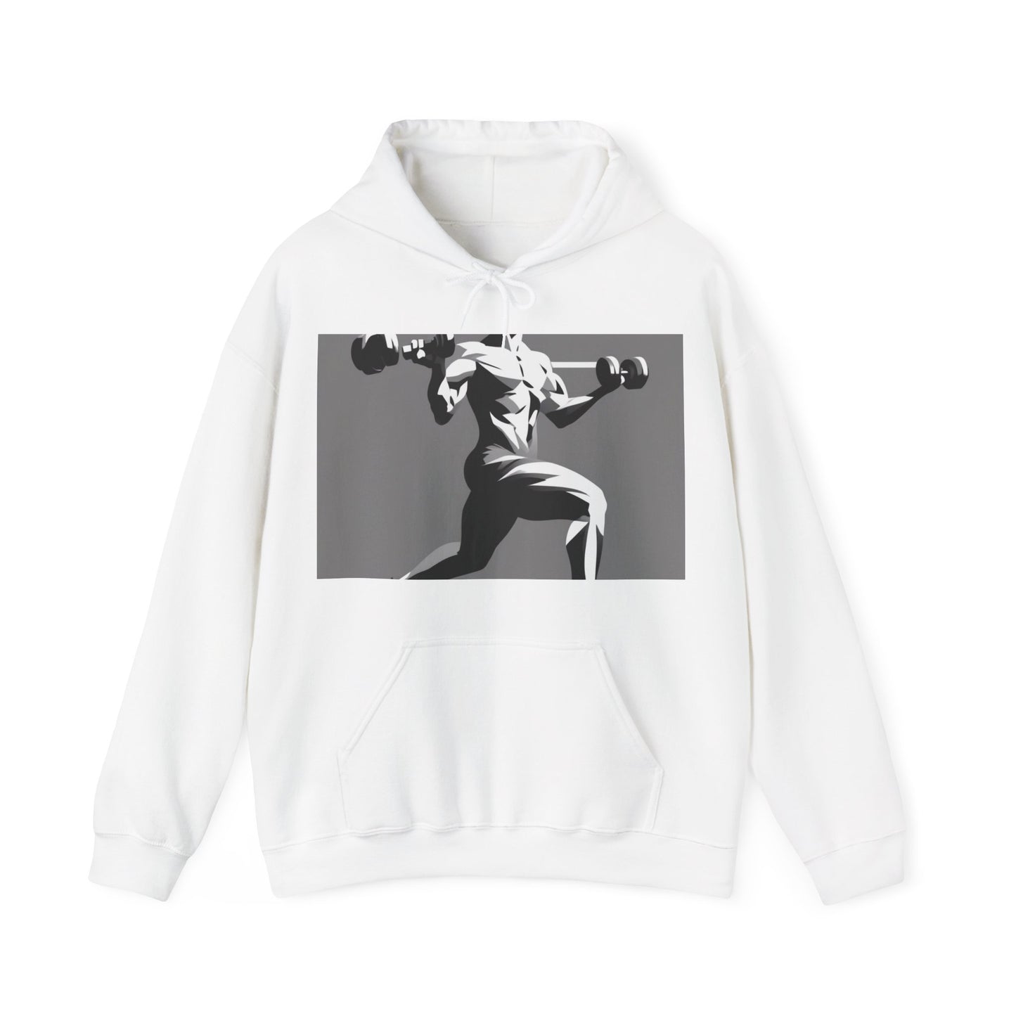 boostlete-pr-season-scene-lunge-speed-isometric-0316 — Unisex Heavy Blend Hoodie (G18500)