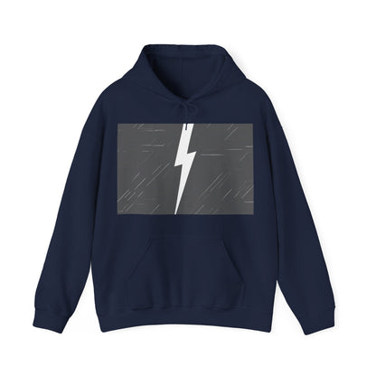 boostlete-am-crew-icon-lightning-glitch-vector-0590 — Unisex Heavy Blend Hoodie (G18500)