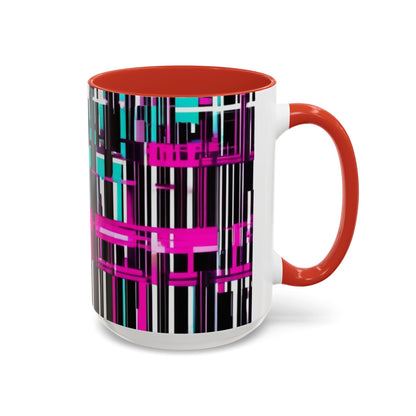 boostlete-am-crew-pattern-barcode-bold-0023 — Accent Mug 11oz/15oz