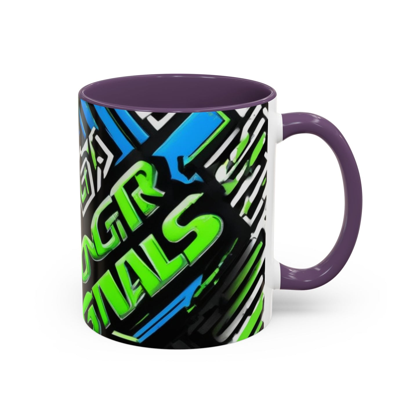 boostlete-am-crew-type-stronger-signals-diagonal-badge-1077 — Accent Mug 11/15oz