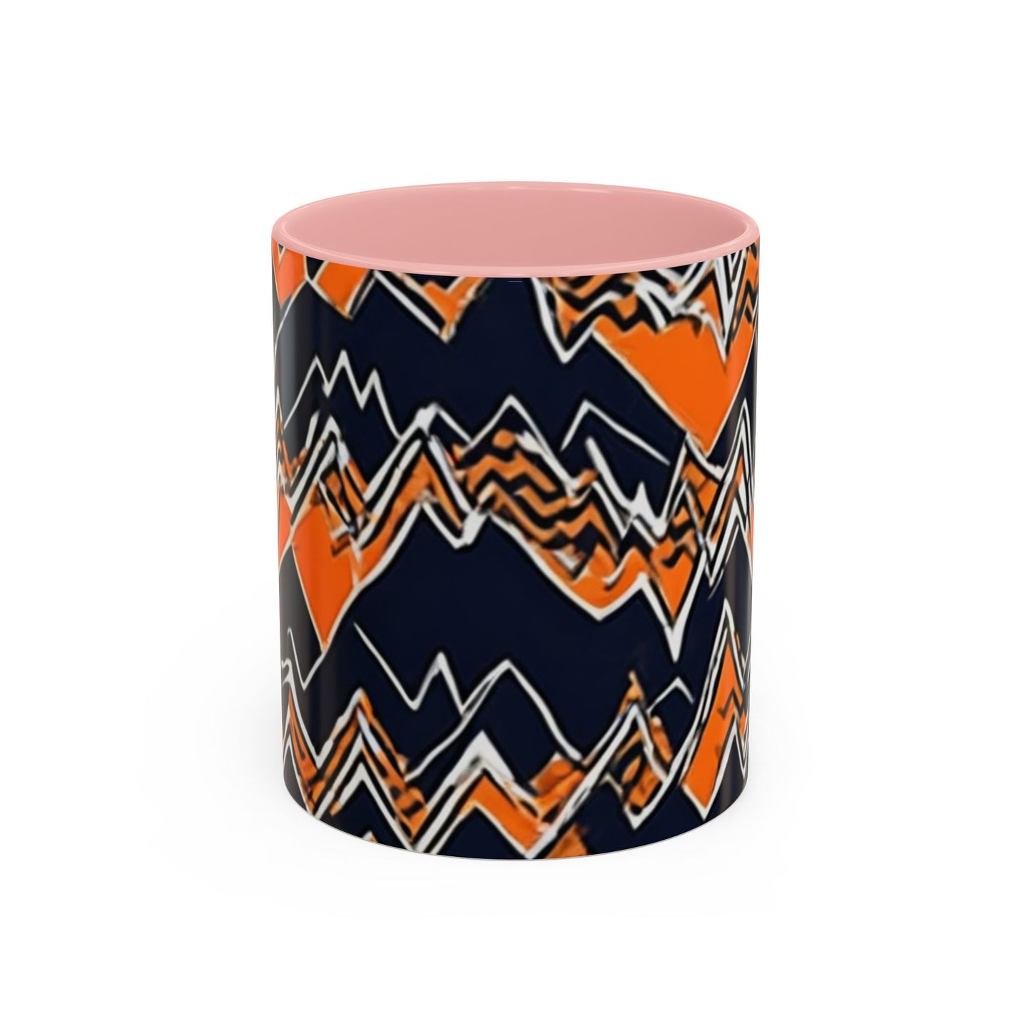 boostlete-headspace-pattern-ekg-industrial-0559 — Accent Mug 11/15oz