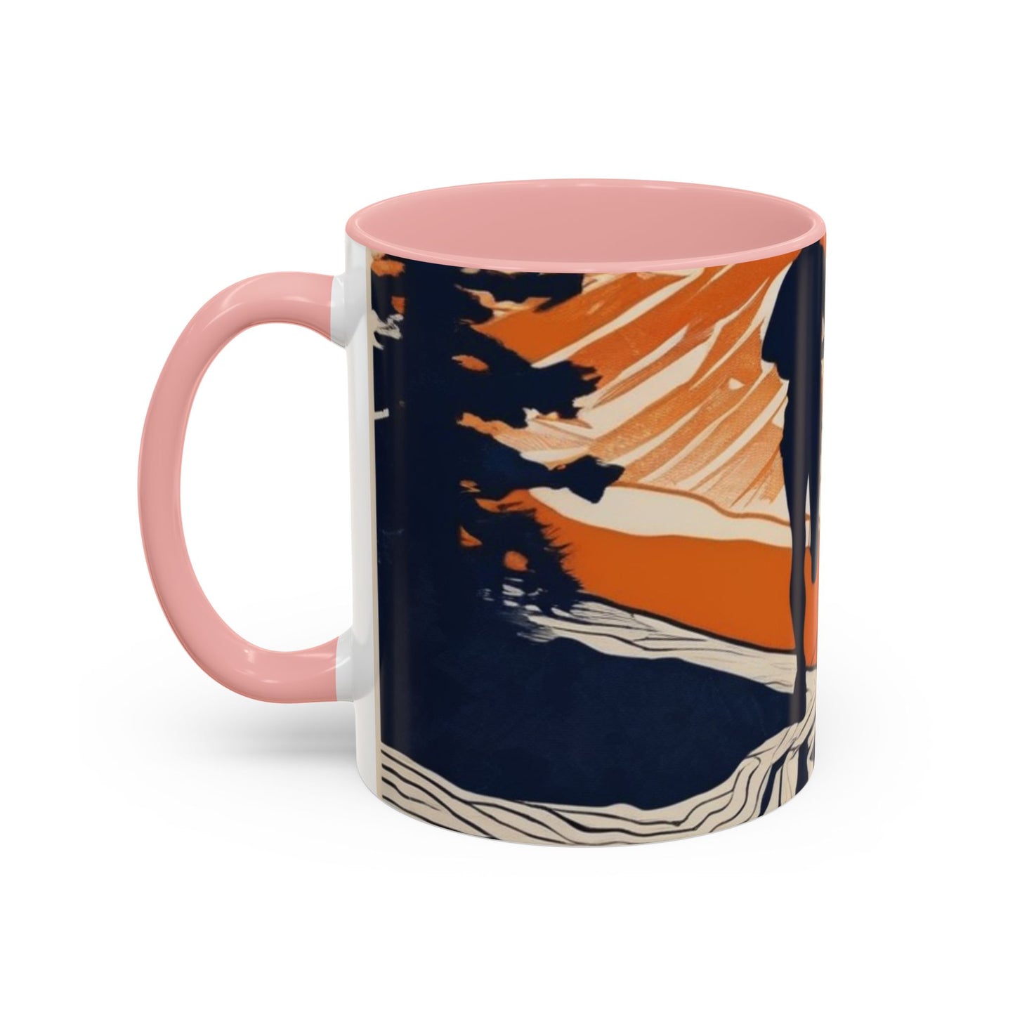 boostlete-iron-intent-scene-trail-glitch-badge-0100 — Accent Mug 11oz/15oz