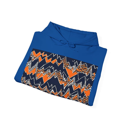 boostlete-headspace-pattern-ekg-industrial-0559 — Unisex Heavy Blend Hoodie (G18500)