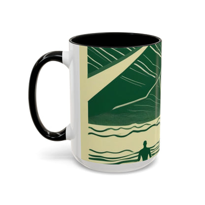 boostlete-mile-by-mile-icon-swimmer-motion-isometric-0078 — Accent Mug 11oz/15oz
