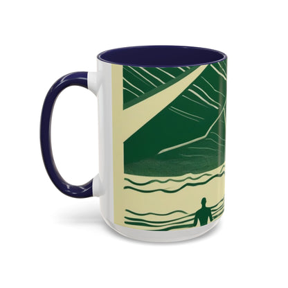 boostlete-mile-by-mile-icon-swimmer-motion-isometric-0078 — Accent Mug 11oz/15oz