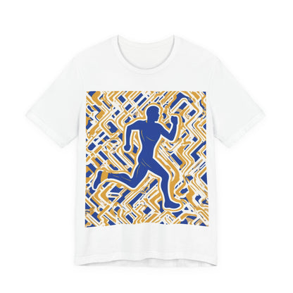 boostlete-pr-season-icon-runner-outline-industrial-0170 — Unisex Jersey Short Sleeve (B+C 3001)