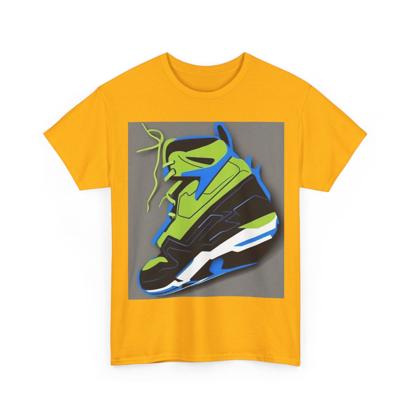 boostlete-quiet-power-icon-sneaker-duotone-paper-0066 — Unisex Heavy Cotton Tee (Gildan 5000)