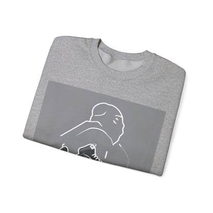 boostlete-boost-mode-icon-sneaker-offset-vector-0166 — Unisex Heavy Blend Crewneck Sweatshirt (Gildan)