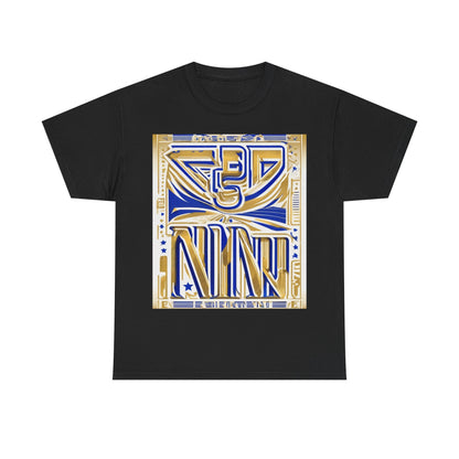 boostlete-boost-mode-type-earned-not-given-outline-over-solid-line-art-0005 — Unisex Heavy Cotton Tee (Gildan 5000)