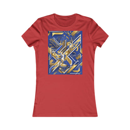 boostlete-am-crew-type-progress-beats-perfect-diagonal-modern-0209 — Women's Favorite Tee (B+C 6004)