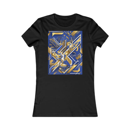 boostlete-am-crew-type-progress-beats-perfect-diagonal-modern-0209 — Women's Favorite Tee (B+C 6004)