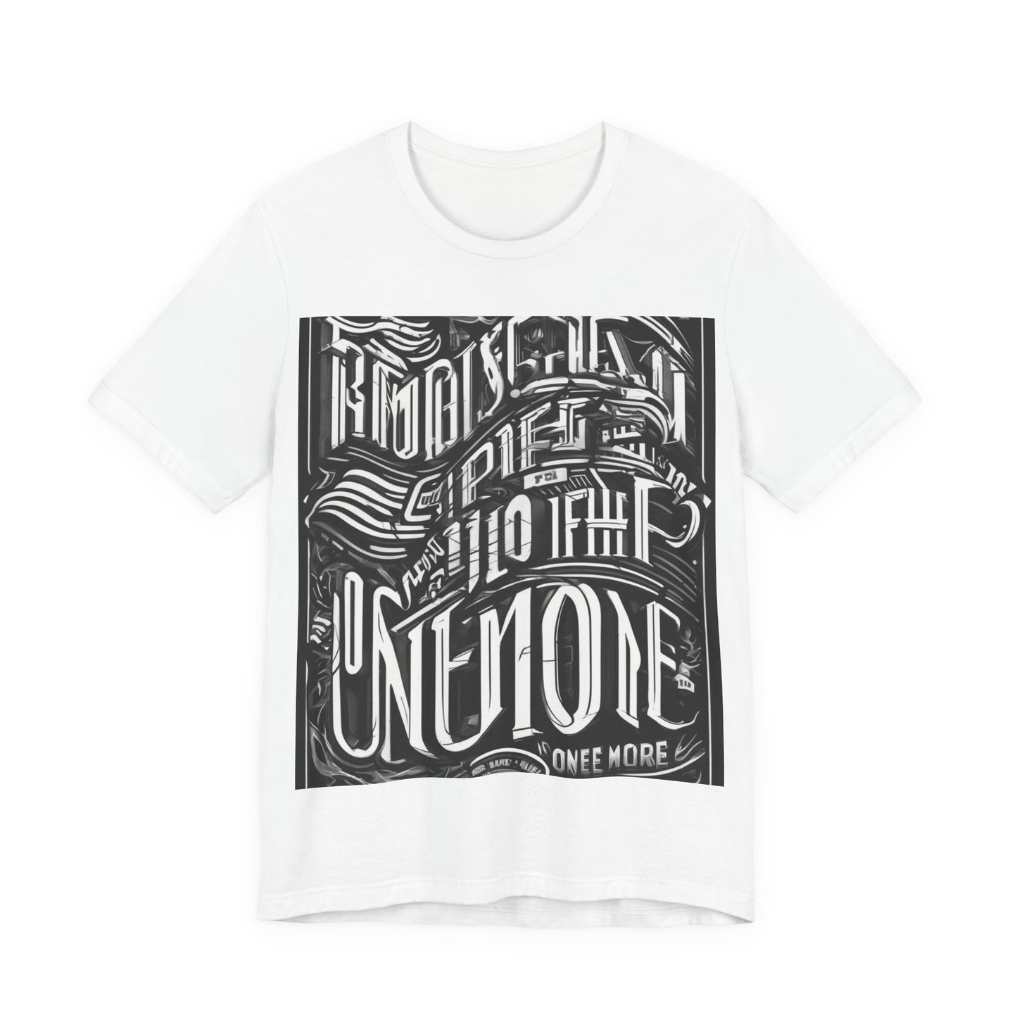 boostlete-mile-by-mile-type-one-more-split-line-art-0001 — Unisex Jersey Short Sleeve (B+C 3001)