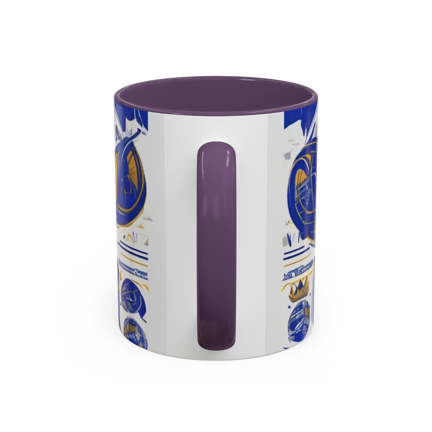 boostlete-am-crew-type-own-the-morning-outline-over-solid-vector-0429 — Accent Mug 11/15oz