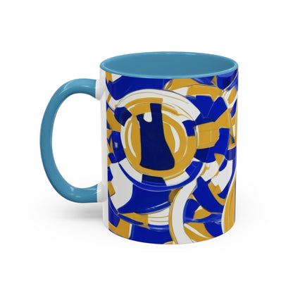boostlete-field-day-icon-barbell-grainy-line-art-0906 — Accent Mug 11/15oz