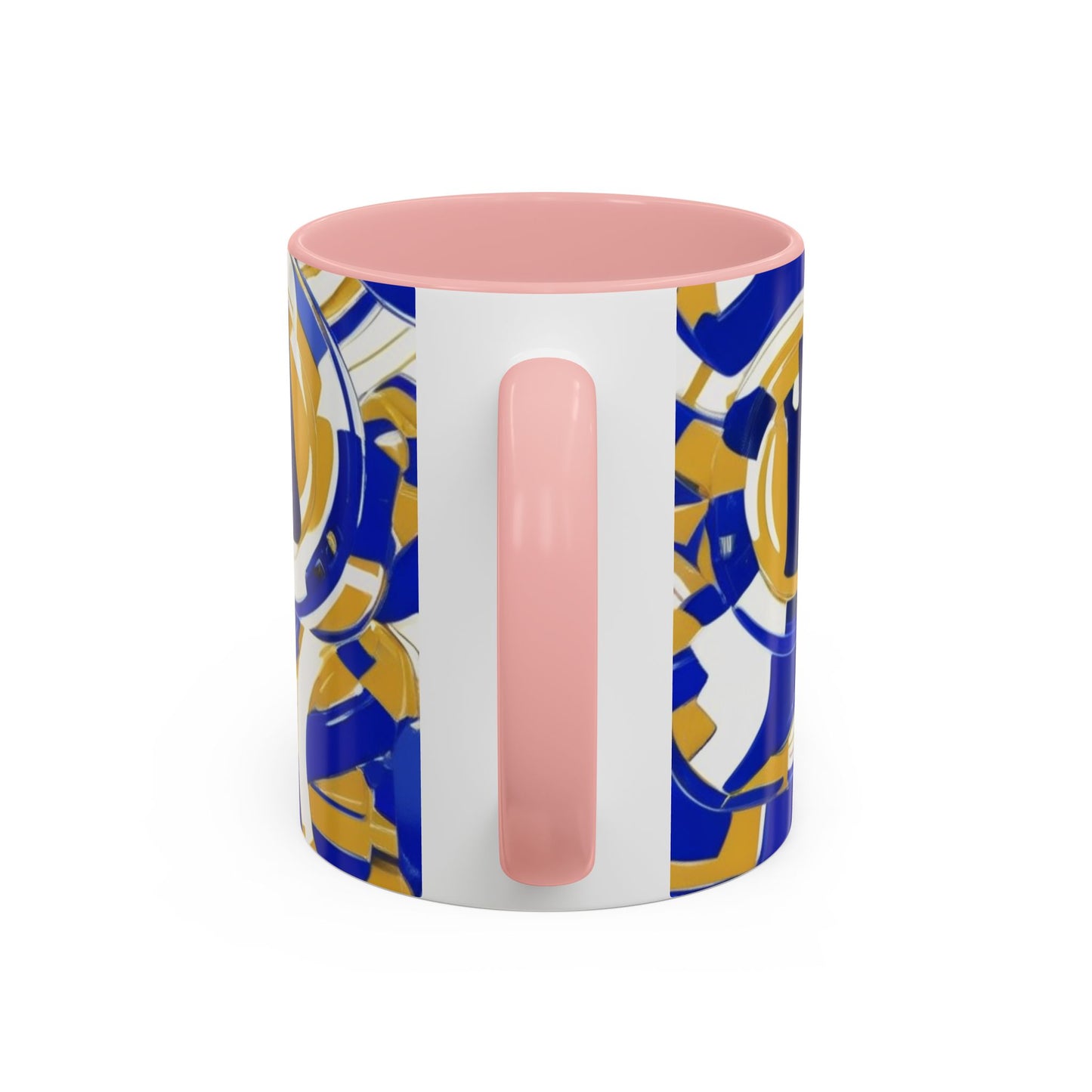 boostlete-field-day-icon-barbell-grainy-line-art-0906 — Accent Mug 11/15oz