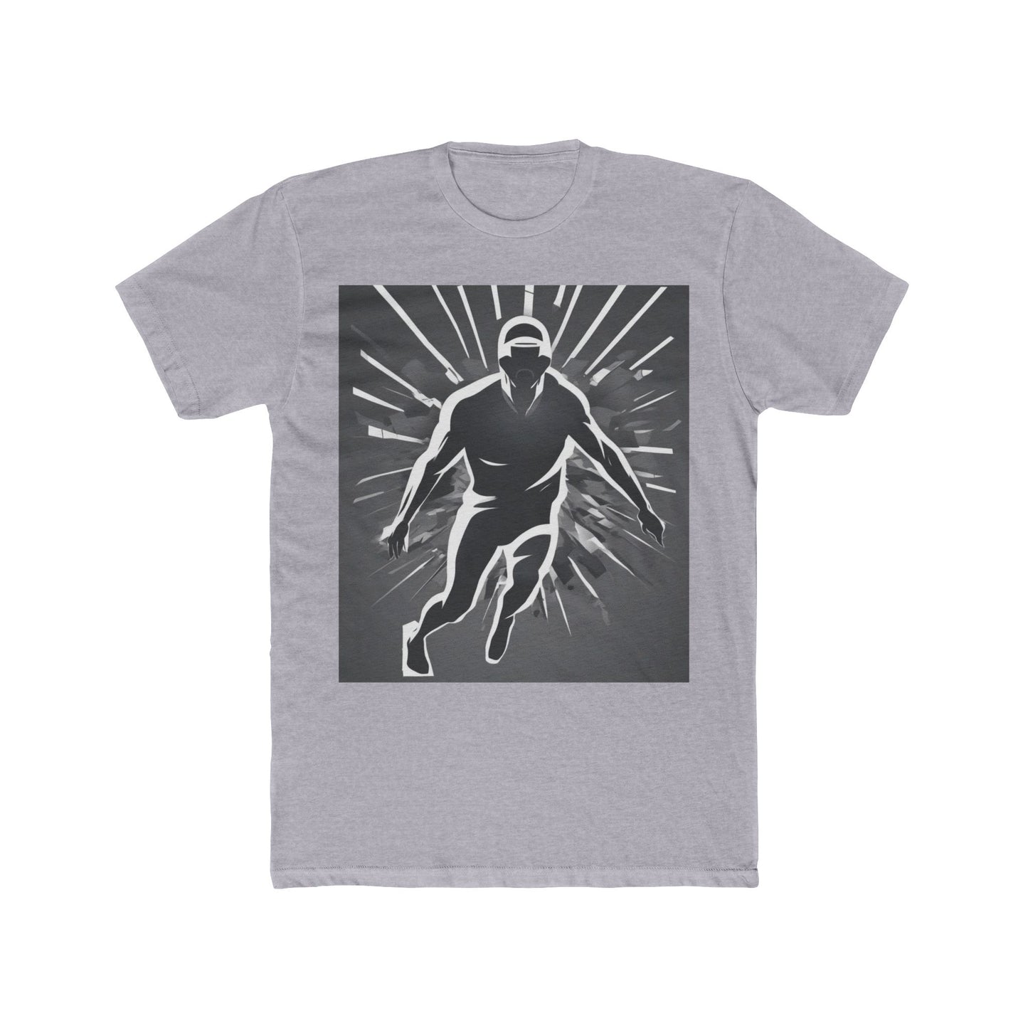 boostlete-iron-intent-scene-sprinter-soft-athletic-0108 — Unisex Cotton Crew Tee (NL 3600)