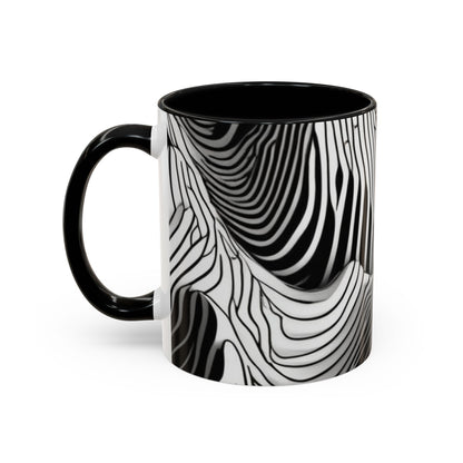 boostlete-field-day-pattern-topographic-isometric-0211 — Accent Mug 11oz/15oz