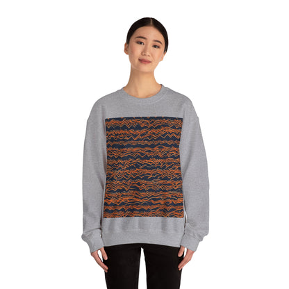 boostlete-field-day-pattern-ekg-bold-0135 — Unisex Heavy Blend Crewneck Sweatshirt (Gildan)