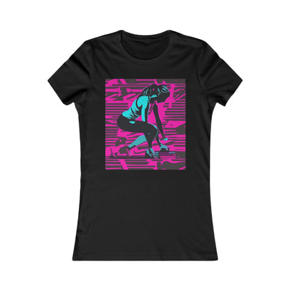 boostlete-headspace-scene-push-up-matte-modern-0260 — Women's Favorite Tee (B+C 6004)