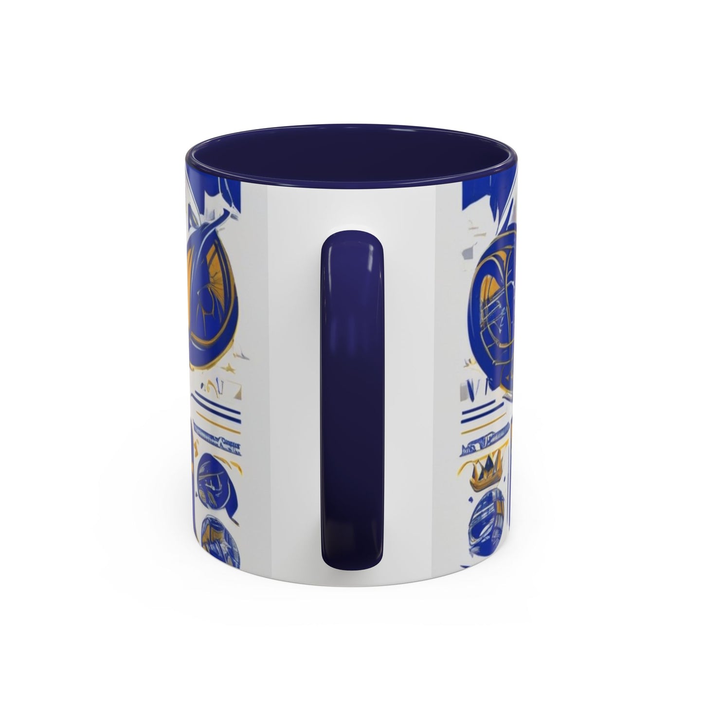 boostlete-am-crew-type-own-the-morning-outline-over-solid-vector-0429 — Accent Mug 11/15oz