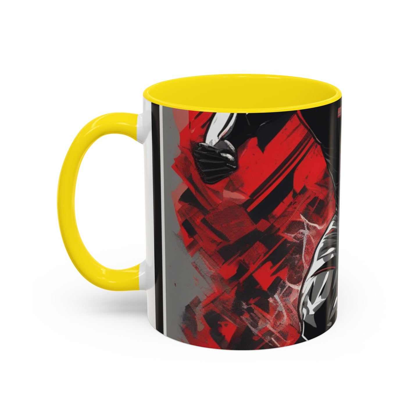 boostlete-field-day-scene-sprinter-glitch-badge-0284 — Accent Mug 11oz/15oz