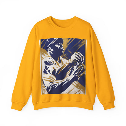 boostlete-pr-season-scene-athlete-high-industrial-0160 — Unisex Heavy Blend Crewneck Sweatshirt (Gildan)