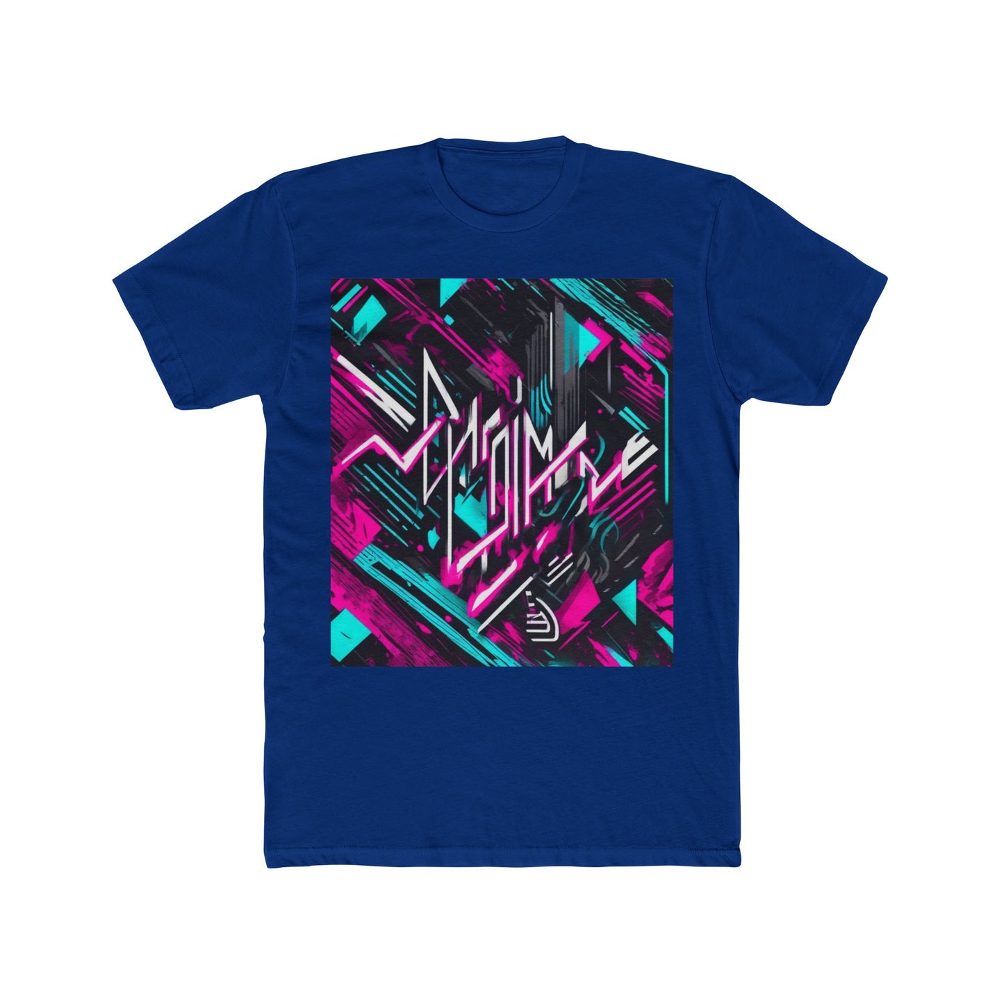 boostlete-recovery-progress-type-momentum-over-mood-diagonal-vector-0213 — Unisex Cotton Crew Tee (NL 3600)