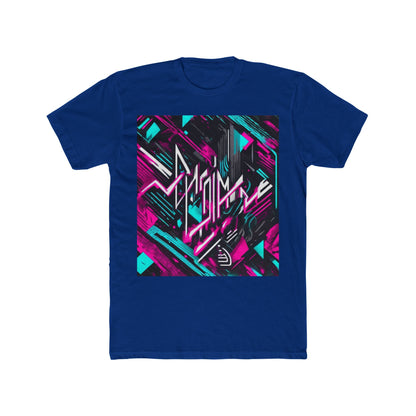 boostlete-recovery-progress-type-momentum-over-mood-diagonal-vector-0213 — Unisex Cotton Crew Tee (NL 3600)